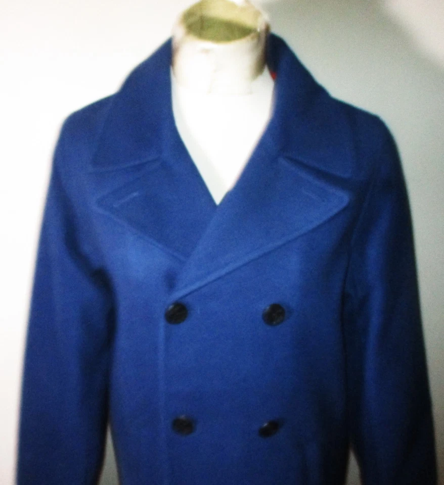 LANDS'END Blue Double Breasted Peacoat Women's Size XL NWT - Image 2 of 4