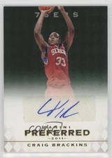 2011-12 Panini Preferred Emerald /75 Craig Brackins #297 Auto