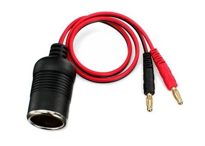 Traxxas Adapterkabel Zigarettenanzünder/4mm Stecker 12 Volt / TRX2980