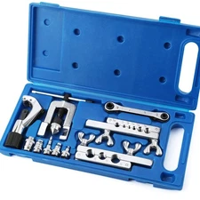 Single Flaring Tool & Swaging Tool Kit for HVAC, Tubing, Copper Pipe Flaring ...