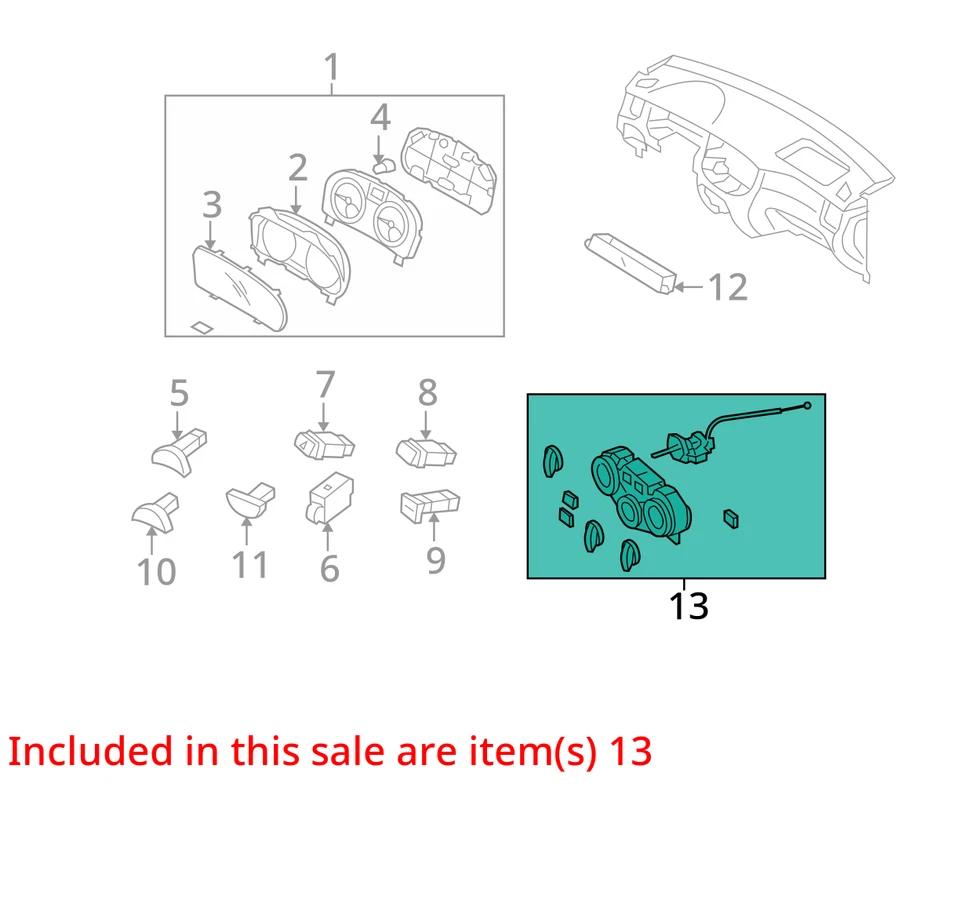 Controle climático aquecedor CA 2010-2011 Kia Rio 16847-41300 C1TMC - Imagem 3 de 4