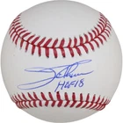Jim Thome Autographed/Signed Cleveland Indians OML Baseball HOF 18 Beckett 50926