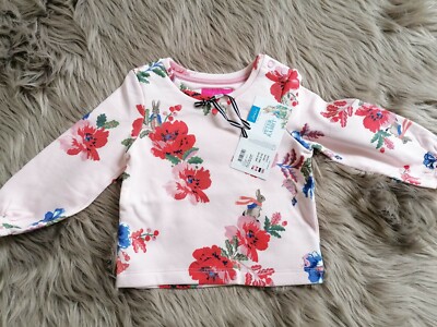 Tom Joule Joules Sweatshirt Pullover Peter Rabbit Mädchen Rosa Gr. 80-86 *NEU*