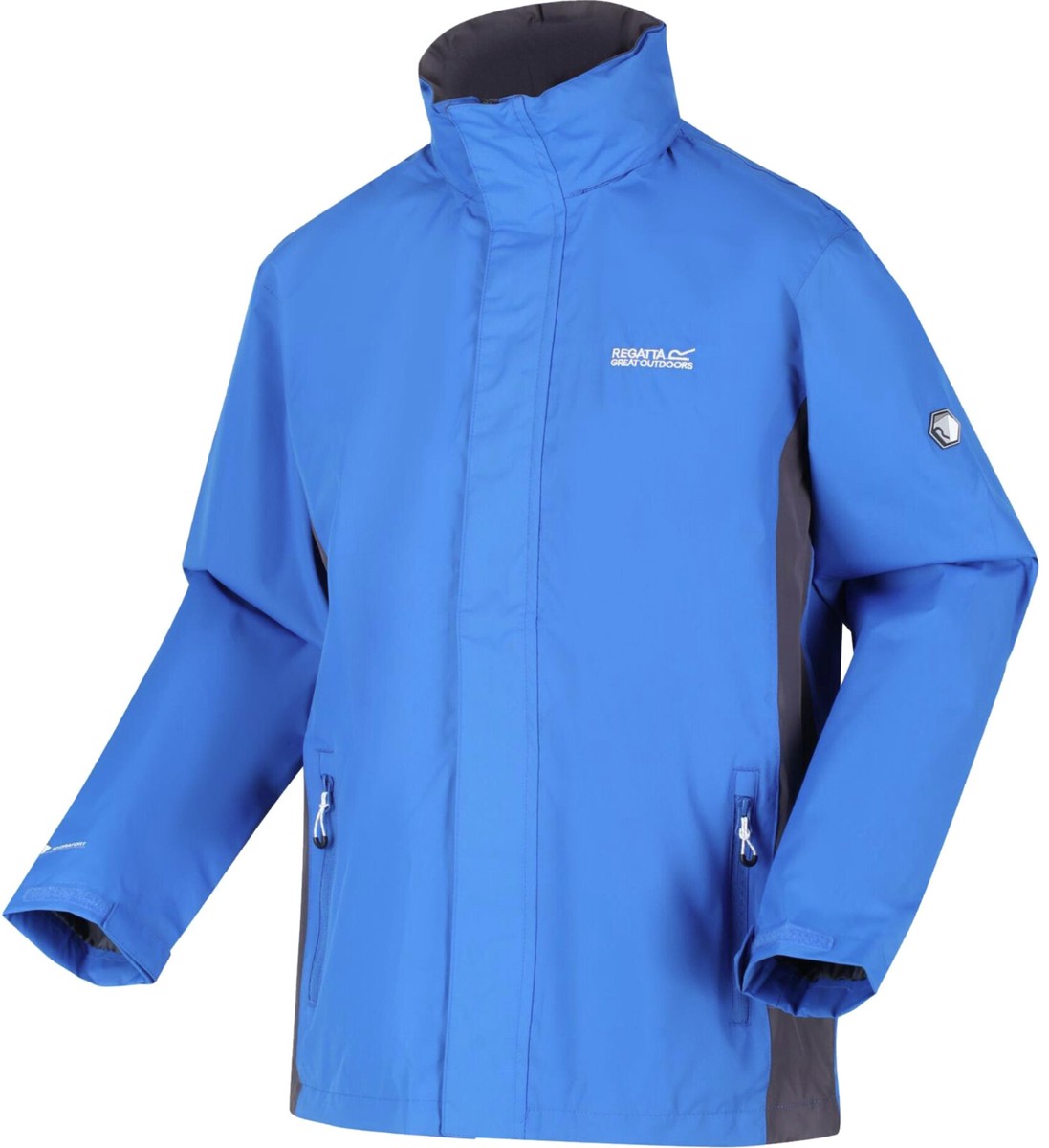 Regatta Mens Matt Windproof Waterproof Hooded Coat Full Zip