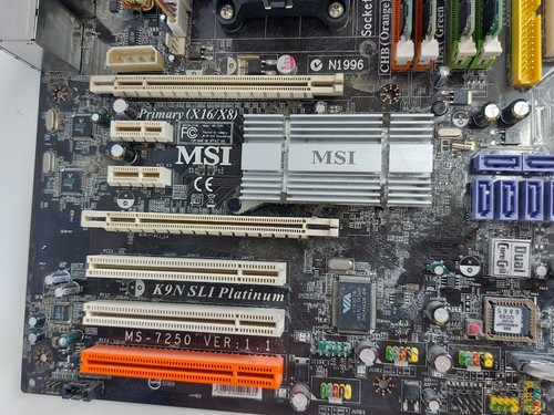 MSI K9N SLI MS-7250 Motherboard AMD Athlon 64 X2 Dual Core 5600+ 2GB RAM - Afbeelding 6 van 10
