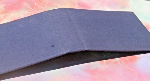 Stampin’ Up Navy Blue Linen 2-Ring Binder Photo Album, 8.5” x 7” 2004 - Picture 2 of 6