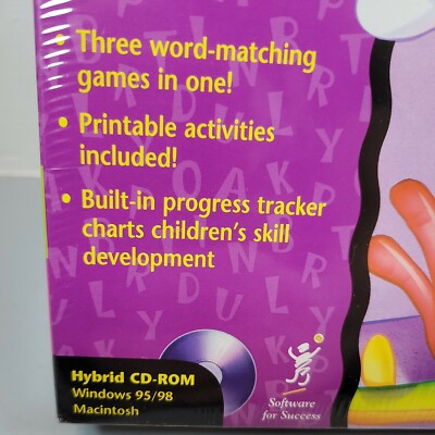 Learning Resources Phonics CD Rom NOS Creepy Cave windows 95/98