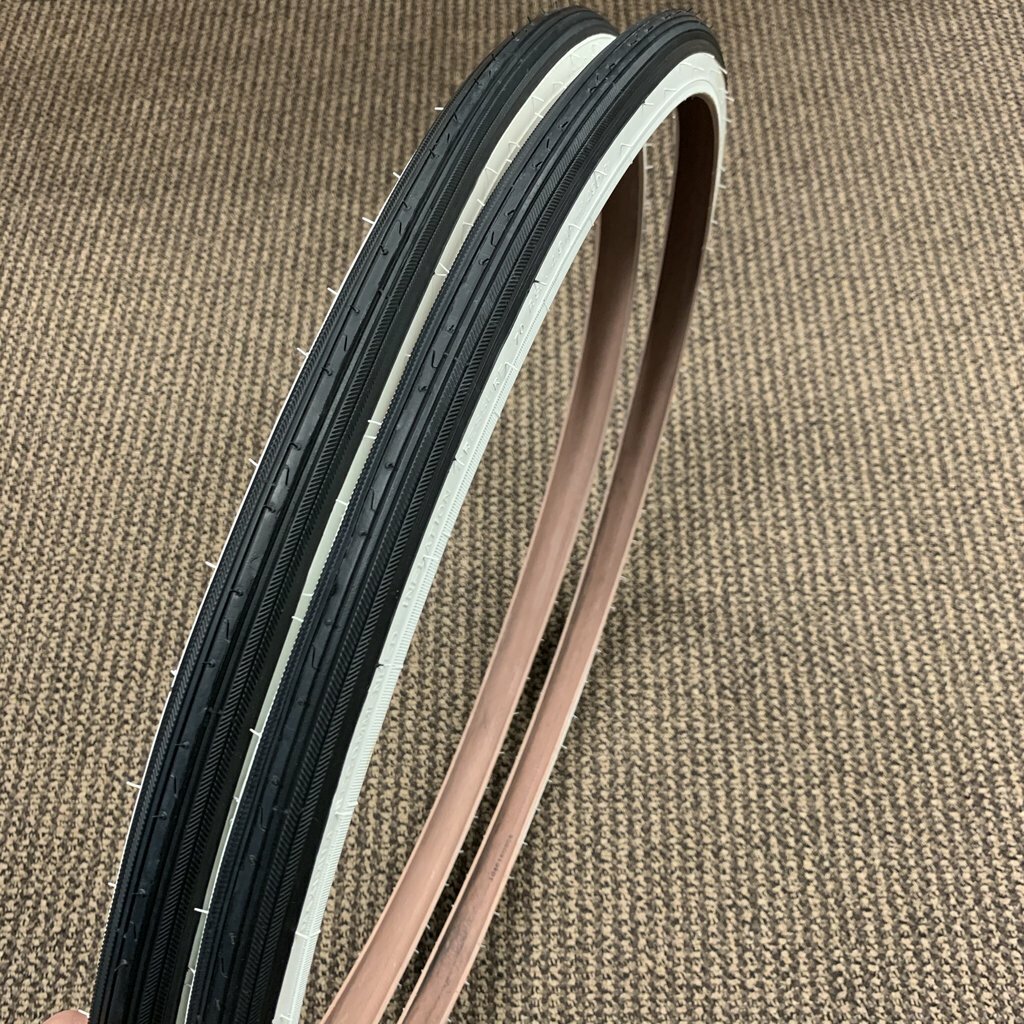 BICYCLE TIRES 27 X 1-1/4 WW FIT SCHWINN SUBURBAN CONTINENTAL