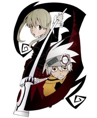 Soul & Maka Soul Eater Weatherproof Anime Sticker 6'' Decal S1