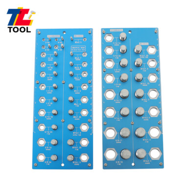 21 Inch and 17 Metric Thread Checker Nut and Bolt Thread Identifier Gauge