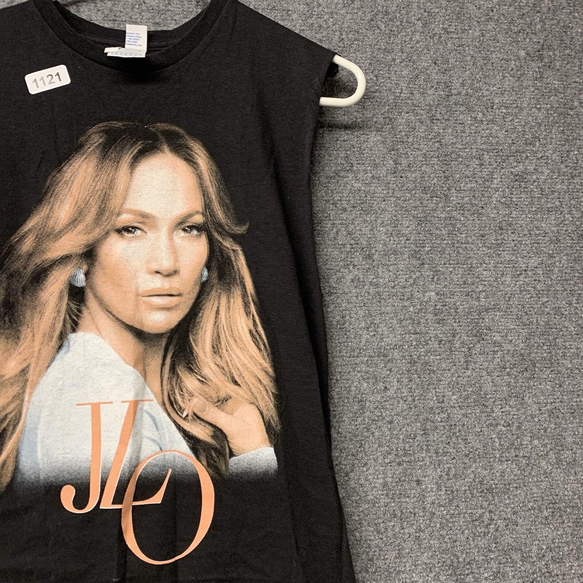 Jennifer Lopez T-shirt Adult Size Small Black Sleeveless JLO Tour