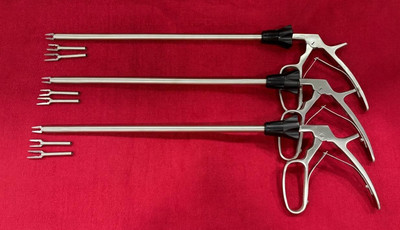 Laparoscopic Clip Applicator Small Jaw 10mmx330mm Reusable Instruments - 3 nos.