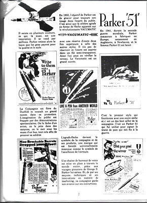 1888 - 1998 - PARKER George gründet die STIFTGESELLSCHAFT - Daten STYLOS CREATION