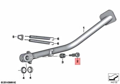 46537707216 BMW Side Stand Support Screw for sale online | eBay