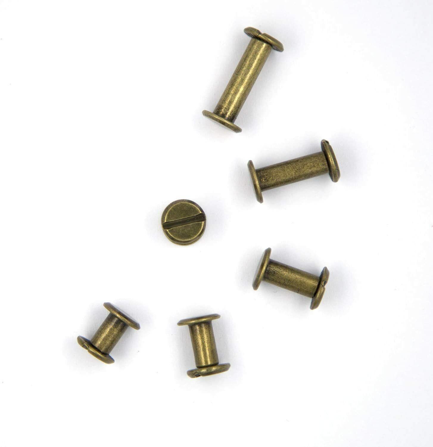 2 Set bronze Chicago Screws For DIY Kydex And Leather Gun Holsters / Clips
