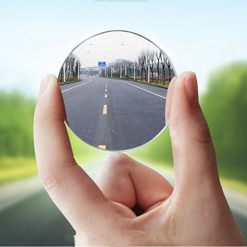 Finestmotor 2-Pack 360° Wide Angle Convex Blind Spot Mirrors – Universal Fit
