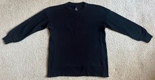 NWT Offline by Aerie Vented Crewneck Sweatshirt Black S Small Athleisure Fleece