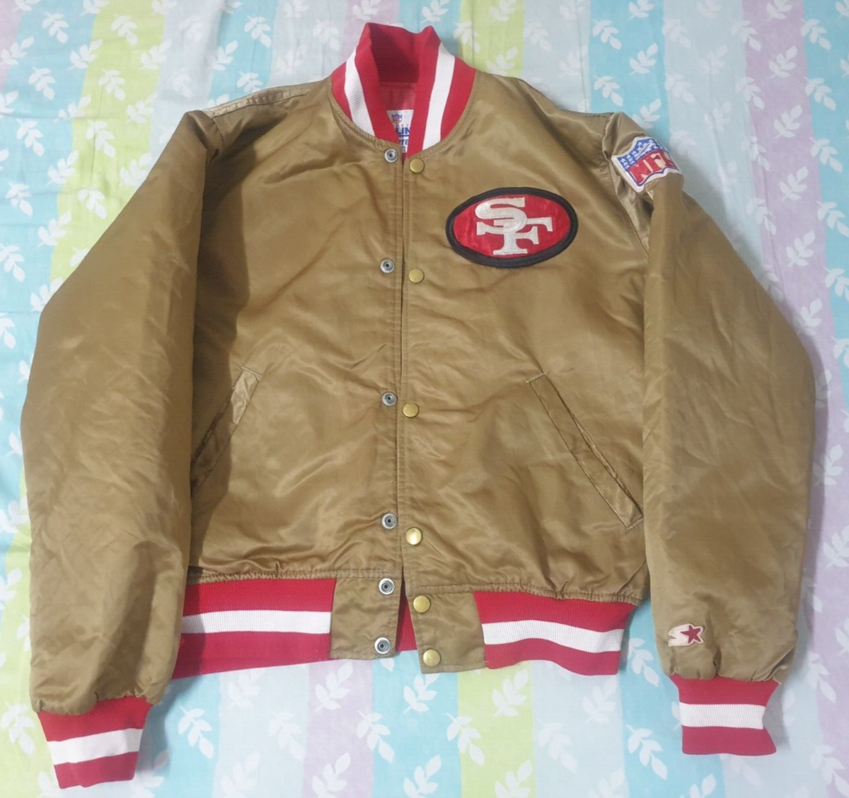 San Francisco 49ers NFL Football Starter Proline Jacket SizeM | eBay