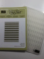 Stampin' Up! ARGYLE Embossing Folder - Brand New