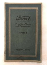 1920 Ford Model T Parts Price List Automobile Advertising Vintage Car Catalog 1920 Ford Model T Parts Price List Automobile Advertising Vintage Car Catalog