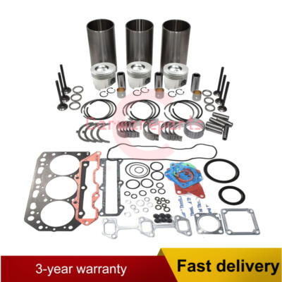 For Yanmar 3TNV88 Engine Overhaul Rebuild Kit  compatible John Deere 27D 35D 35G