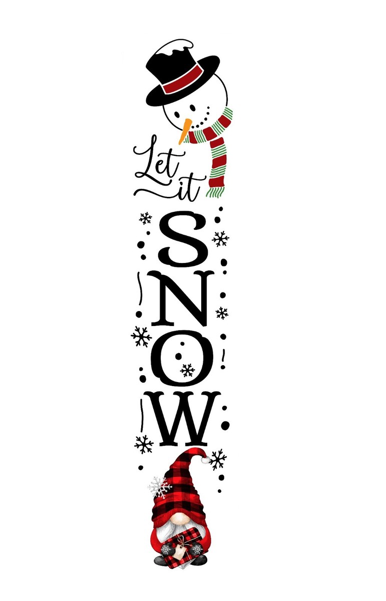 Let It Snow Printable Sign