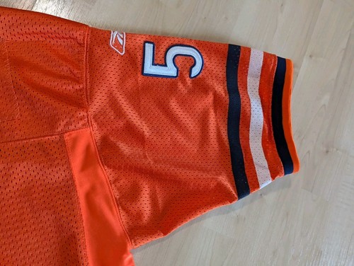 Authentic Brian Erlacker Chicago Bears Orange Stitched Jersey Size 54 - Picture 12 of 17