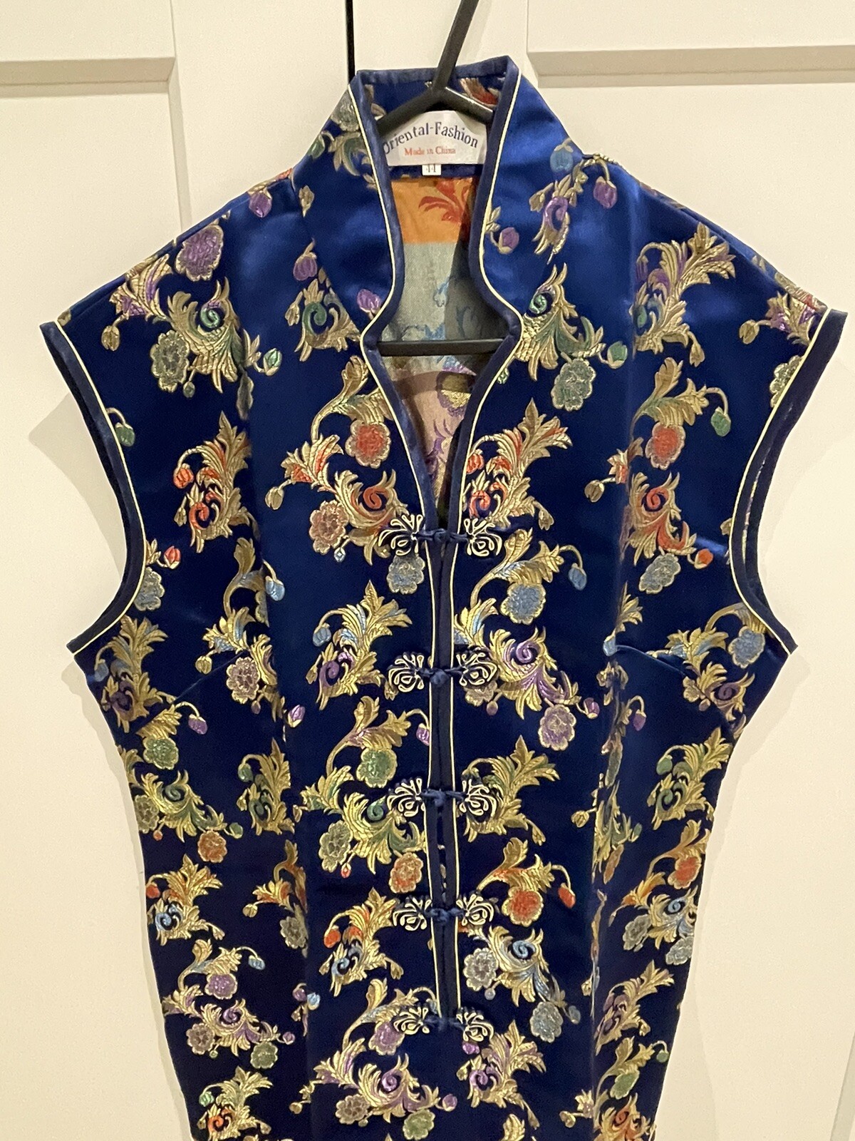 BRAND NEW ORIENTAL STYLE DRESS SIZE 44 eBay