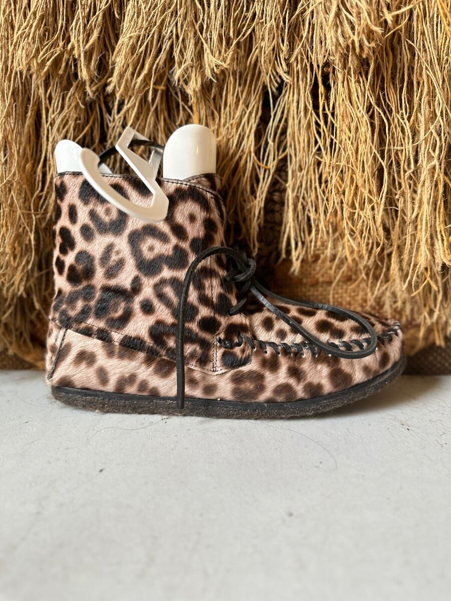 ISABEL MARANT ETOILE Leopard Pony Fur Lace-Up US Size 8 | eBay ISABEL MARANT ETOILE Leopard Pony Fur Lace-Up US Size 8 | eBay
