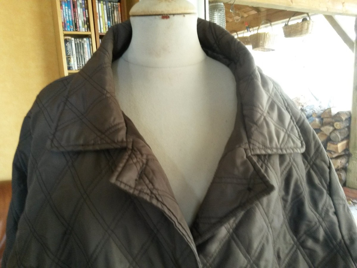 Veste Mi-saison Marron Ted Lapidus - Taille XL (46/48 Femme) - Occasion Très Bon état (petit Défaut Manche)