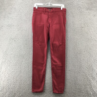 Flying Monkey Skinny Jeans Womens 29 (actual 31x29.5) Red Mid Rise Flat Front