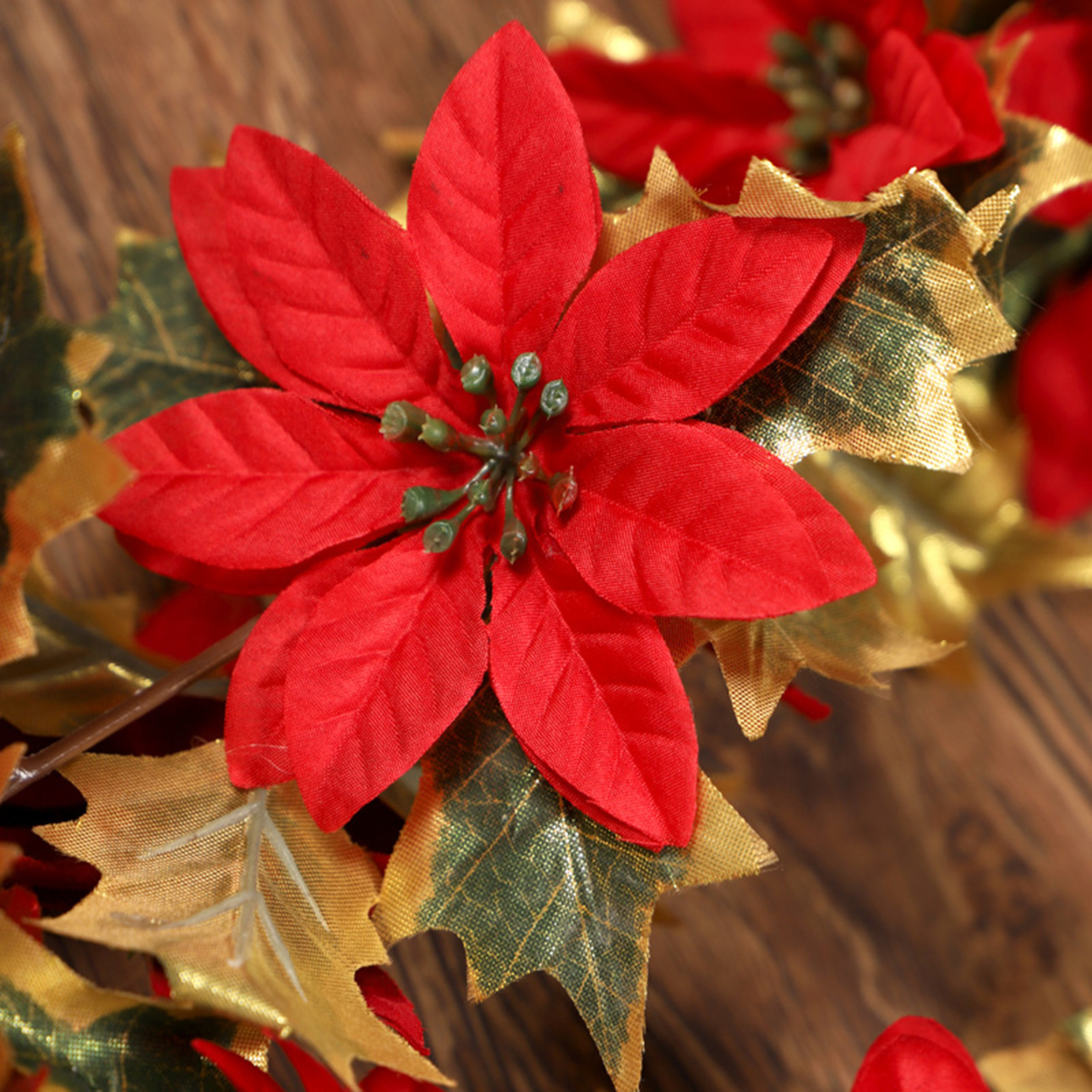 1pc Christmas Artificial Vines Warm White Light Sturdy Charming Vivid Artificial eBay