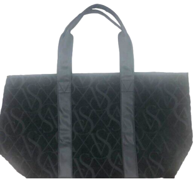 Grand Sac Fourre-tout Victoria's Secret En Toile Rayé - Weekender/plage/sport - Neuf Avec étiquette