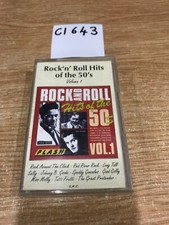 Rock N Roll Hits Of The 50's Volume 1 Various Artists Cassette Tape
