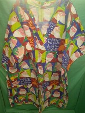 Santa  Doggie Scrub Top - S