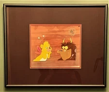 Disney Production Original Animation Cel - The Wuzzles- Butterbear & Brat