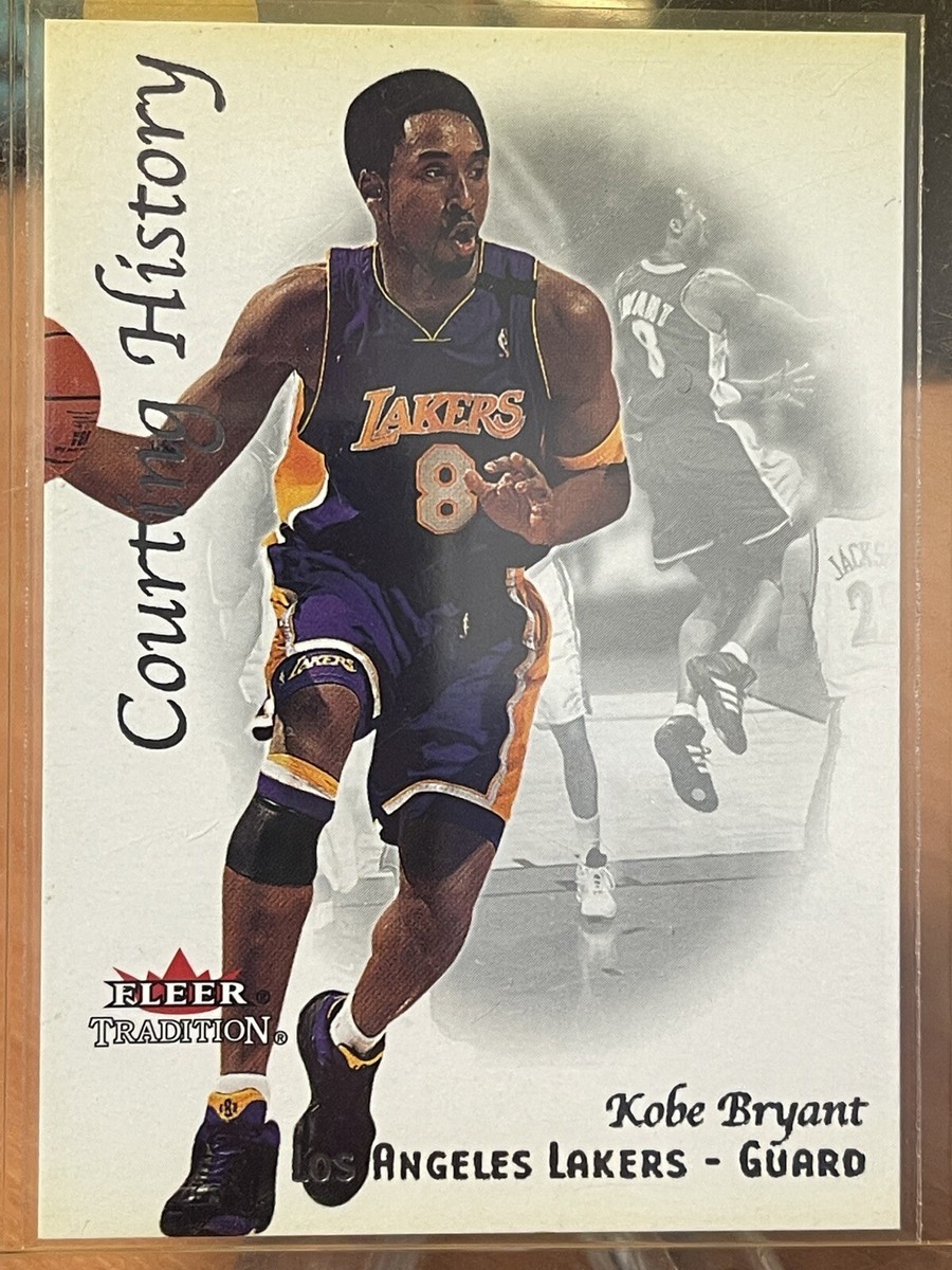 2001 Fleer Tradition Courting History Kobe Bryant Los Angeles