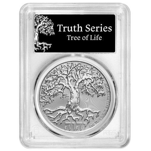 2024 PCGS MS70 Tree of Life 1 Oz .9999 FINE Silver Coin Truth