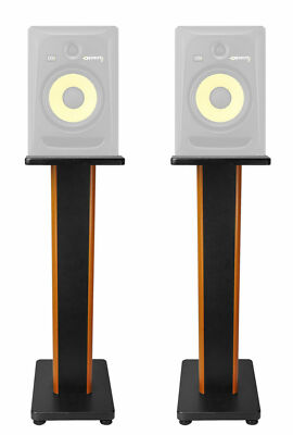 (2) Rockville 28'' 2-Tone Studio Monitor Speaker Stands For KRK ROKIT 8 G3