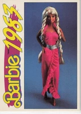 1991 Action/Panini Another First For Barbie 1983 #99 Twirly Curls Barbie