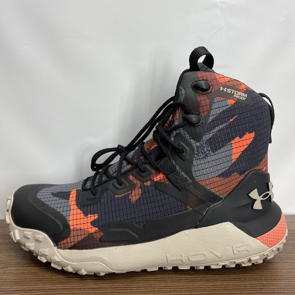 Under Armour HOVR Dawn Grid Camo Hiking Boots for Men and Women