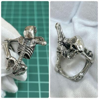アクセサリー CRAZY PIG LEMOLA SKULL RING 925 アクセサリー CRAZY PIG LEMOLA SKULL RING 925 Crazy Pig Skull Ring
