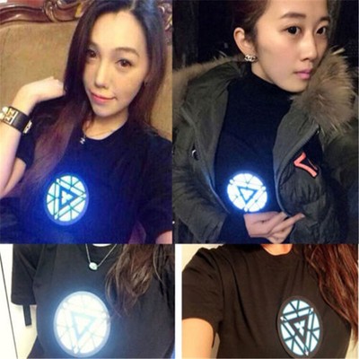 tony stark light up shirt