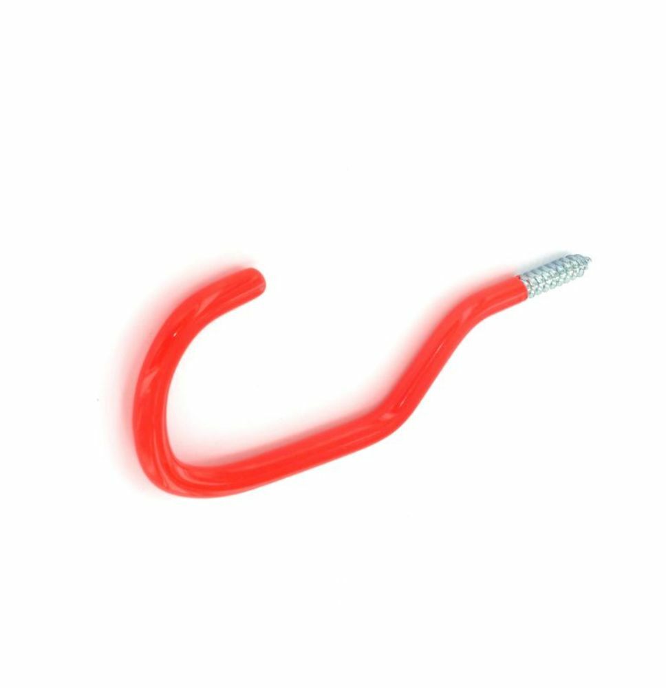 Universal Hook Screw In Orange 125mm - For Tools, Storage, Garage Organisation