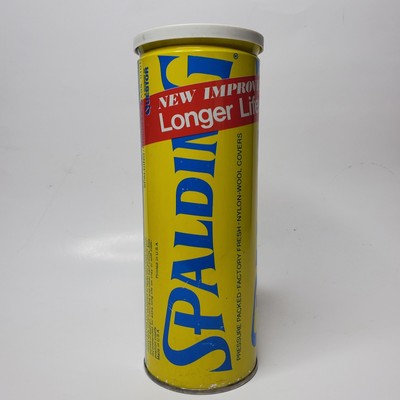 Spalding Extra Duty Yellow Tennis Ball Can  Unopened
