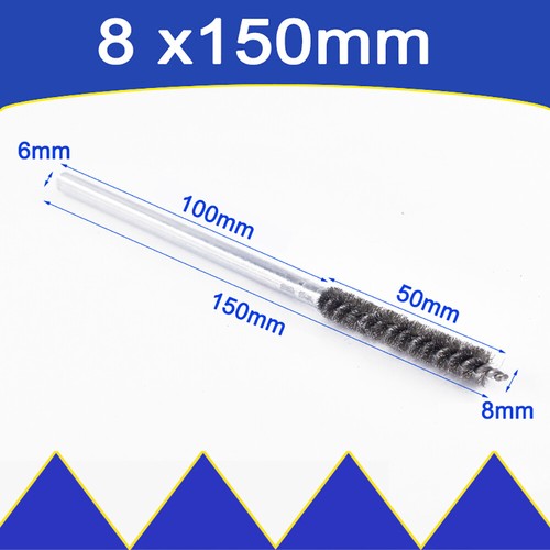 1 Pcs Stainless Steel Wire Pipe Clean Brush Electric Drilling Round Tube Brushes - Picture 14 of 34