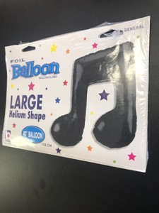 Xl 40 Musical Note Eight Super Shape Mylar Foil Balloon