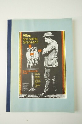 Reichskabarett Berlin ''Alles hat seine Grenzen'' Textbuch Illustriert H-4970