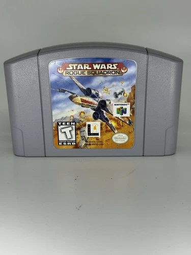 Nintendo 64 Star Wars Rouge Squadron Video Game Cartridge See Photos
