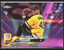2018 Topps Chrome Update #HMT36 Nick Kingham Pink Refractor